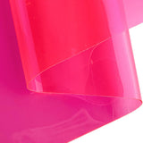 ONEART | 12 Gauge Clear Tinted Plastic Vinyl, 16x48 See Through Vinyl Fabric-Pink