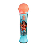 ekids Disney Princess Moana Toy Microphone for Kids, Musical Toy for Girls with Built-in Music, Kids Microphone Designed For Fan