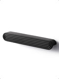 JIASENBAO 5 Pack Black Cabinet Pulls 6.3 Hole Center Drawer Pulls Circle Bathroom Dresser Handles Hardware Zinc Alloy