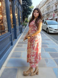 Gosriki Women'S Rayon Viscose Printed Straight Kurta With Palazzo (Vcm Pink-Vks02-Gs_M_Pink_Medium),Pink,,B0F8Q7NZK1