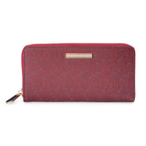 Tommy Hilfiger Karoline Women Zip Around Wallet Burgundy, No. Of Card Slot : 8