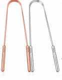 Varneya Copper And Stainless Steel Tongue Cleaner Combo | Daily Tongue Scraping Tool For Better Oral Hygiene