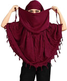 Maxzila Pure Cotton Soft & Breathable Sun Protection Scarf For Women Plain Scaff| Universal Size | For Girl & Women