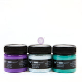 Prima Marketing Inc. Finnabair Art Extravagance Texture Fantasy Northern Lights, Purple/Powder Blue/Turquoise, 1.7 Fl Oz (Pa