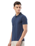 Fyltr Men'S Slim Fit Polo T-Shirt With Contrast Tipping Collar - Soft Handfeel,Blue Beats,Blue Beats,2Xl