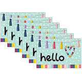 Teacher Created Resources Oh Happy Day Hello Postcards, 30 Per Pack, 6 Packs