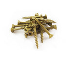 WoodPro Fasteners AP10X41 Number10 by 4Inch All Purpose Wood Construction Screws, T25, 1Pound Net Weight, 54Piece , Gold
