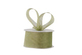 Ribbon Bazaar Plain Sheer Organza 1-1/2 Moss 100yd Spool 100% Nylon Ribbon