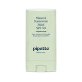 Pipette Baby Mineral Sunscreen Stick SPF 50, Broad Spectrum Sunblock with Non-Nano Zinc Oxide, Water Resistant UVB/UVA Sun Prote