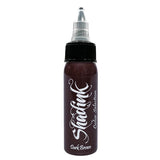 Shadink Tattoo Ink Professional Tattooing Inks for Color Portrait, Black & Gray Style 1oz (Dark Brown)