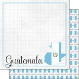 Scrapbook Customs Scrapbook Customs 38894 Guatemala Adventure Border 12 Inch x 12 Inch DoubleSided Scrapbook Paper 1 Sheet