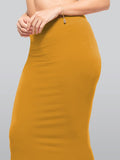 Lyra Lycra Saree Shapewear Petticoat For Womens Sarees Mustard Mustard 2Xl