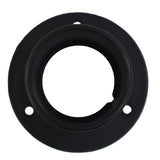 T-H Marine Rigging Flange & Hose Kit - Black - Includes 2-1/2 ID Rigging Flange + 4 Ft Black Rigging Hose - Outboard Cable Manag