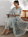Libas Women'S Pure Cotton Kurta Set (48995_White White M