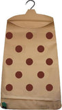 Jupiter Hanging Laundry Bag Spotty Fawn | Foldable Clothes Organizer with Hook and Zip | Compact Storage solution For washing