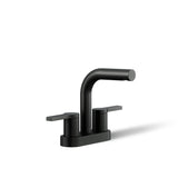 KOHLER K-33591-4N-BL Elate Centerset Bathroom Sink Faucet, Durable Brass, Contemporary Look, Easy Maintenance, Bathroom Faucets,