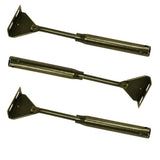 RV - Cabinet Hardware Door Strut Spring Loaded - Set of Three (3 Pack) - Metal