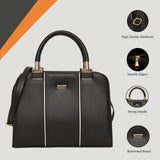 Adisa Two Tone Handbag Shoulder Bag For Women And Girls With Sling Belt (Ad4069-Bla),Black,,B0C6M8NGJ3