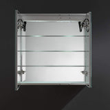 Fresca Tiempo 30 Wide X 30 Tall Wall Mount Bathroom Medicine Cabinet With Dimmable Led Lights, 3 Shelves, Anti-Fog Mirror, A