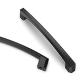 Asidrama 10 Pack 5 Inch(128mm) Matte Black Kitchen Cabinet Handles, Cabinet Pulls Kitchen Cabinet Hardware for Cupboard Drawer P