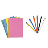 Ahuja Mart Long Size Notebook 208 Pages | Single Line | A429.7Cm X 21.0Cm | Pack Of 4 Notebooks | Long Size Ruled Notebooks F