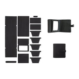 Calandis Diy Leather Wallet Set Pre Punched With Holes Handmade Card Holder Materials Black | Wallets | Mens Accessories