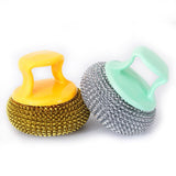 BYDYGJWSL Colorful Nano Cleaning Ball Kitchen Brush with Long and Short Handle, White, sdads0.2
