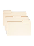 Smead SuperTab Heavyweight File Folder, Oversized 1/3Cut Tab, Legal Size, Manila, 50 Per Box (15401)