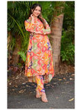Leriya Fashion Women'S Rayon Kurta Set (Lf-W2091&Tr1051_Multicolor 01_S)