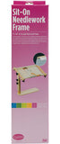 Frank A. Edmunds SitOn Needlework Frame, 9 x 18, 2941,Light brown
