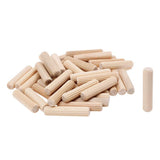 100 Pack 3/8 Wood Dowel Pins Straight Grooved Pins for Furniture Door and Dowel jig (3/8 in)