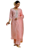 Libas Gerua Women's Silk Blend Kurta Sets (35646_Pink