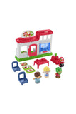 Fisher-Price Little People Toddler Playset We Deliver Pizza Place Toy Restaurant With Figures & Accessories For Ages 1+ Years