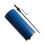 41/4 Dry Diamond Core Drill Bits for Brick and Block with 1/2 Shank Pilot Bit Adapter, 9.5 Drilling Depth, 5/811 Arbor