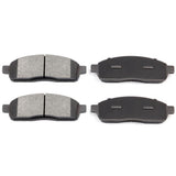 ECCPP D1083-7915 Front Semi Metallic Disc Brake Pad Set Fit For Ford For F-150 2004-2009,For Lincoln Mark LT 2006-2008
