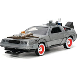 Jada Toys Back to The Future Part III 1:32 Time Machine Diecast Car, Toys for Kids and Adults