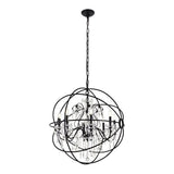 Living District Cordelia 8-Light Transitional Metal Pendant In Black