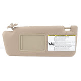 SCITOO Beige Left Driver Side Sun Visor Compatible for TOYOTA for TACOMA 2005-2014, Car Sun Visor without Sunroof without Lights
