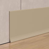 Peel and Stick Baseboard Trim, 4 Inch Rubber Baseboard Vinyl Wall Base, Flexible Baseboard Molding Trim, Adhesive Baseboard Trim