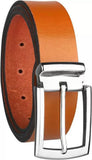 Men Tan Genuine Leather Belt ()_1221