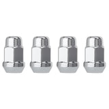 DPAccessories Chrome 1/2-20 Lug Nuts | Closed End Bulge Acorn | 36mm (1.4) Tall | 19mm (3/4) Hex | Pack of 4 | D3112-HT-2305/4