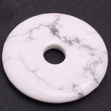GEM-Inside White Howlite Gemstone Loose Beads Genuine Natural Green Doubt Ring Crystal Energy Stone Power for Earring Pendant Je