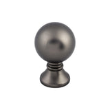 Top Knobs TK801AG TK801 Serene 1 Inch Round Cabinet Knob, Ash Gray