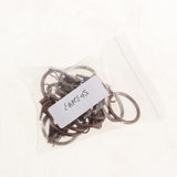Optimuss 12 Pieces Metal Curtains Drapery Rings with Clips Copper 25mm