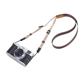 Universal Adjustable Slim Shoulder Sling Neck Strap for All Camera DSLR SLR (Coffee Brown)