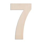 MGTECH 17 Inch Large Wooden Number 7, 1/4 in Thick Big Wood Number for Crafts and Wall Decor