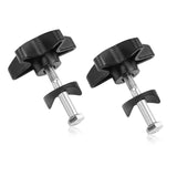 Tinoaly 2 Sets Rollator Walker Replacement Knobs, Comfortable Replacement Arm Adjustment Knobs Universal Drive Walker Parts Acce