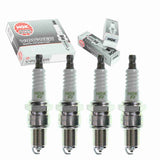 4 pc NGK V-Power Spark Plugs compatible with MG MGB 1.8L L4 1962-1981