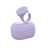 STDFORU TikTok Scrolling Ring, Bluetooth Camera Remote Control, Scrolling Ring for iPhone,TIK Tok, iPad, Android (Purple)
