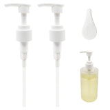 2PCS Pump Head Designed for OUAI 10 FL OZ Bottles, Compatible with OUAI Shampoo & Conditioner Bottles, OUAI Body Wash Bottle